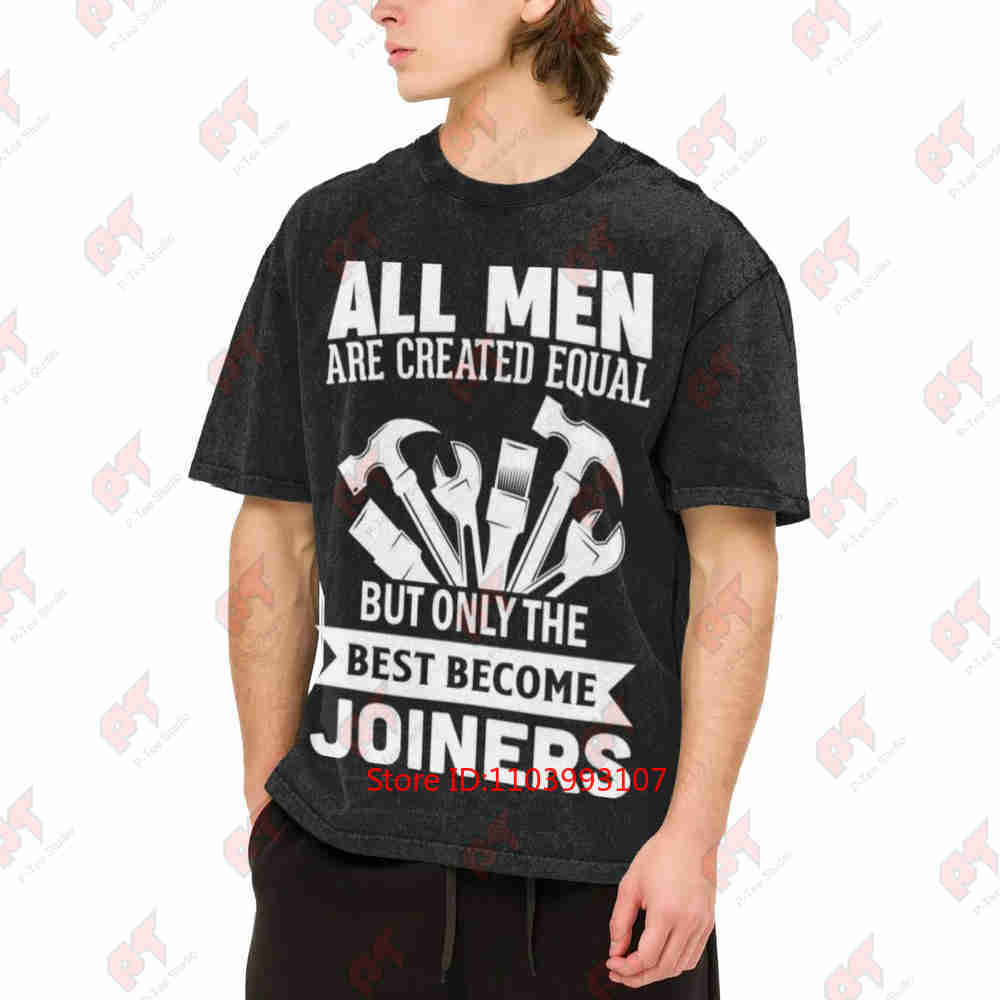 Woodworking Jokes - 大工、木工、木工職人、ジョーク、ヴィンテージ風、ウォッシュ加工Tシャツ、純綿Tシャツ