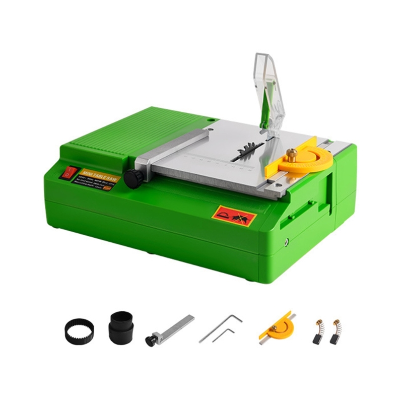 Woodworking Machinery For Sale - ポータブルDIYボードトリミングマシン、透明な保護カバー付きミニ木工カッター、角度ガイド、ストレートフェンストップセール