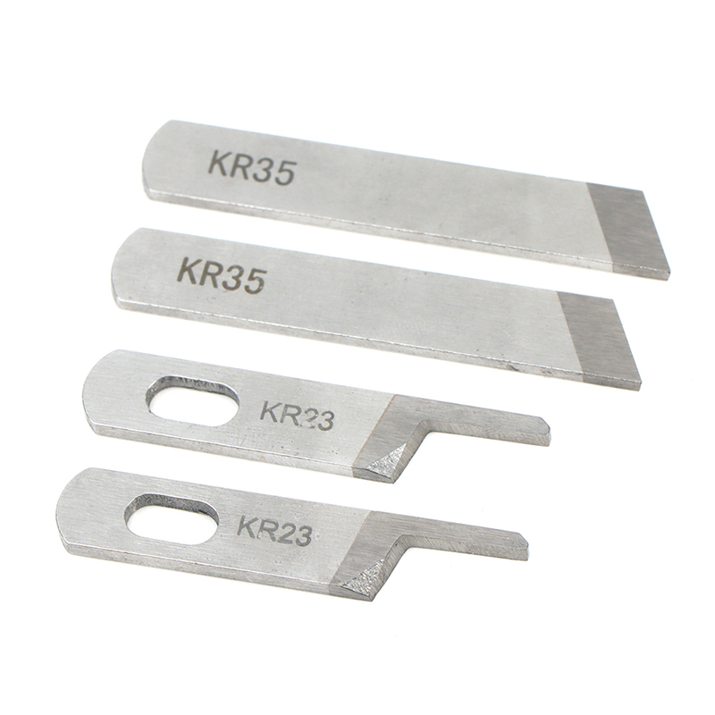 Drawknife Blade - タングステン鋼オーバーロックソーイングマシン,上部ナイフブレード,Shimano Pasus,kr23,kr35,2個用アクセサリー