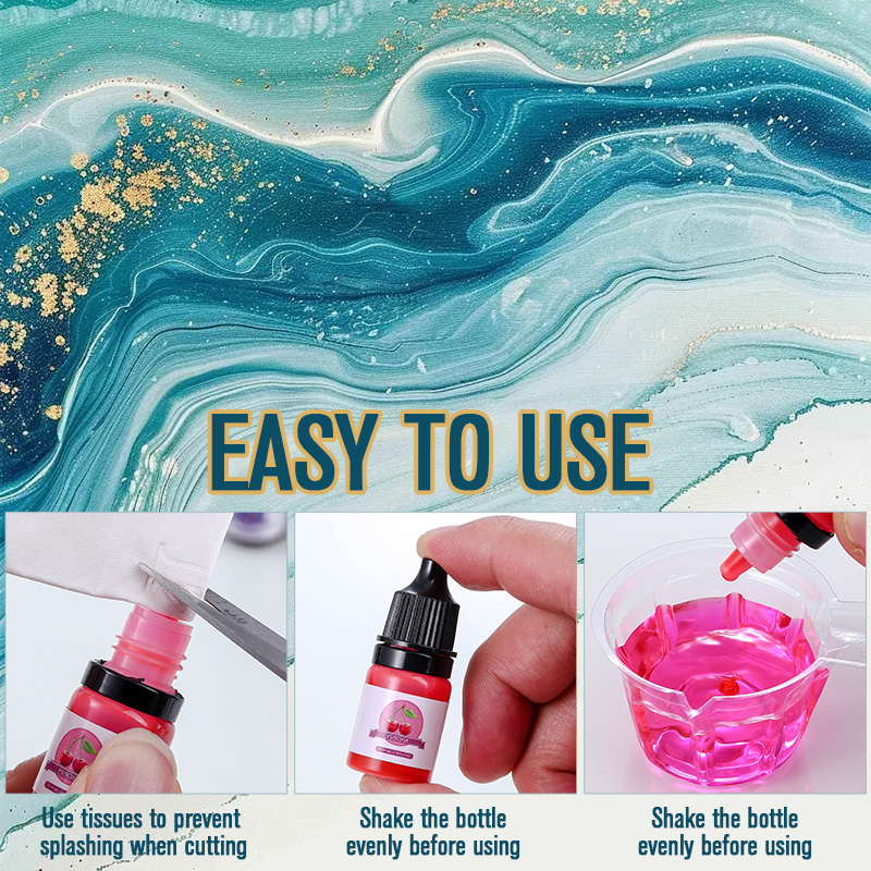 エポキシ樹脂カラー顔料 24 鮮やかな色 液体エポキシ顔料  - Woodworking Resin のレビューと価格
