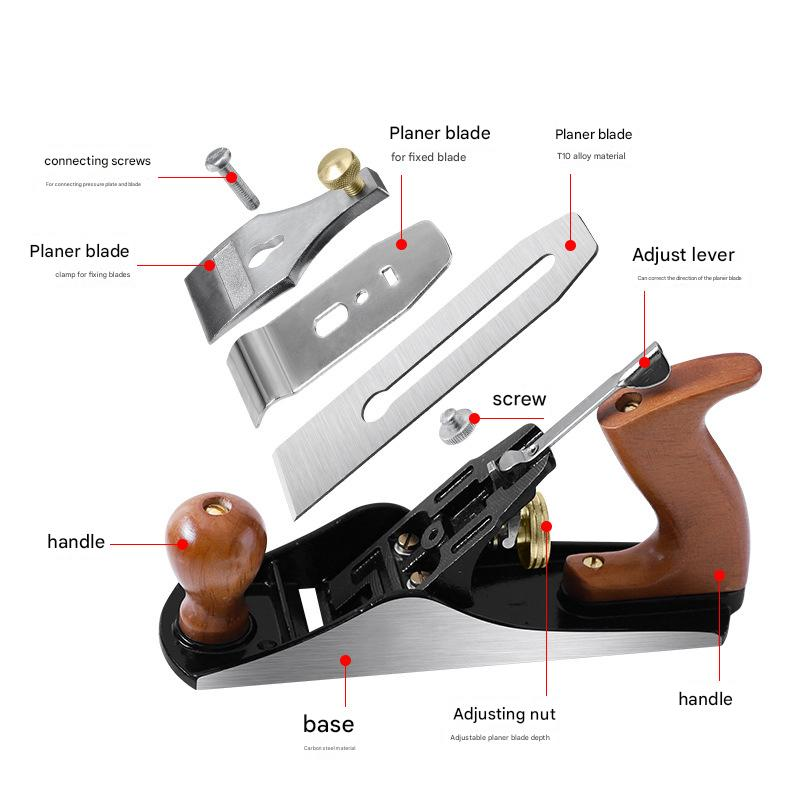 木製収納ボックス入り精密機械加工鋳鉄製ウッドプレーナー、硬材 - Drawknife Blade のレビューと価格