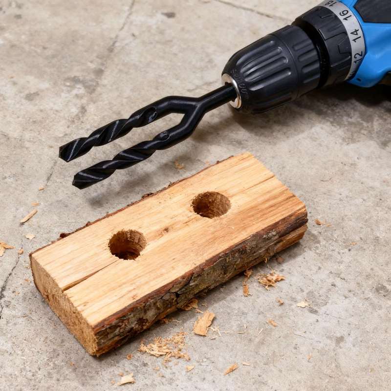 ノベルティダブルツイストドリルビットいたずらジョークツール偽 - Woodworking Jokes のレビューと価格