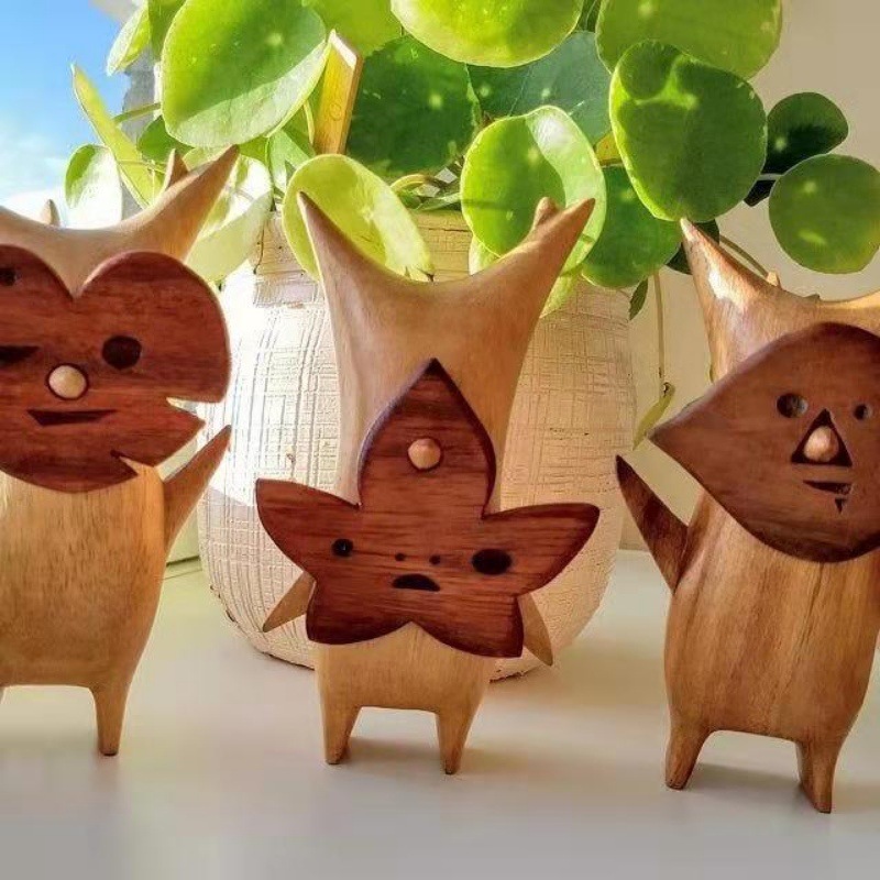 家を飾るための木のコロク像、ゲーム愛好家のための手工芸品、ゼ - Woodworking Resin のレビューと価格