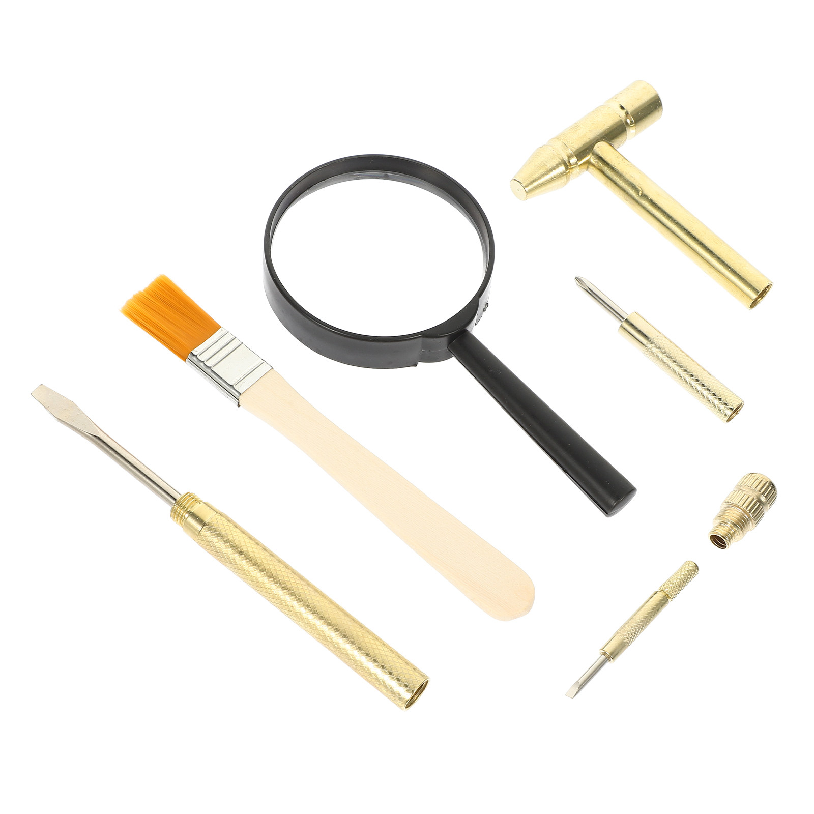 子供用発掘ツールセット 1セット 丈夫なABS金属製 木製掘 - Wood Chisel Set のレビューと価格